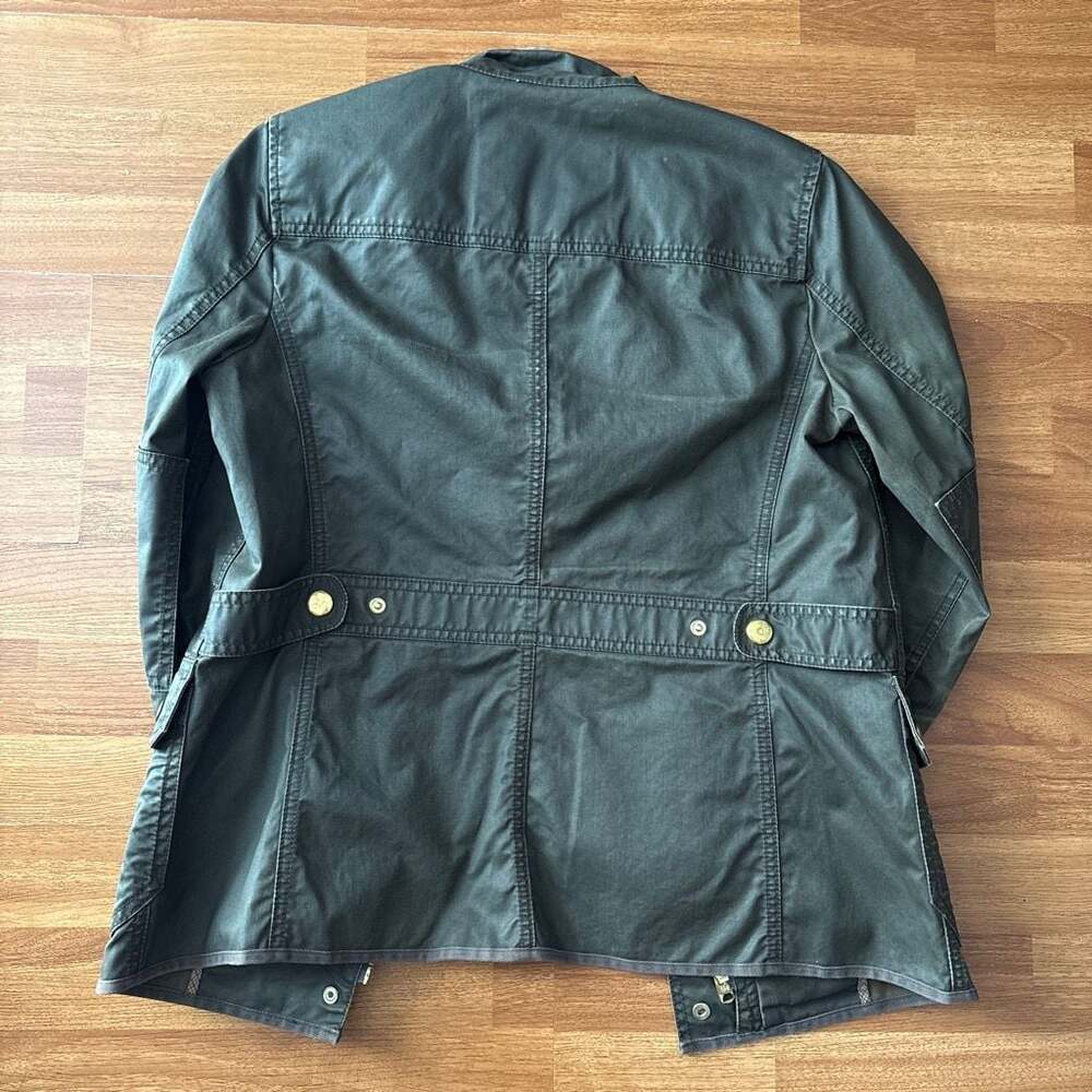J.Crew Women's Waxed Cotton Field Jacket Olive Green Size S - Picture 5 of 5